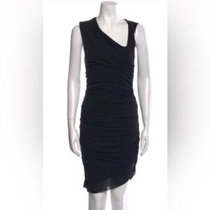 Helmut Lang Asymmetrical Bodycon Dress